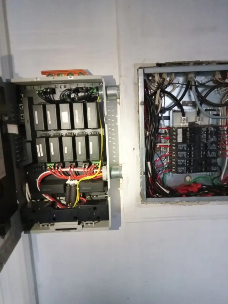 Electrical panel upgrade completed for Security Camera Wiring in Cupertino
